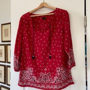 Talbots bandanna style top.